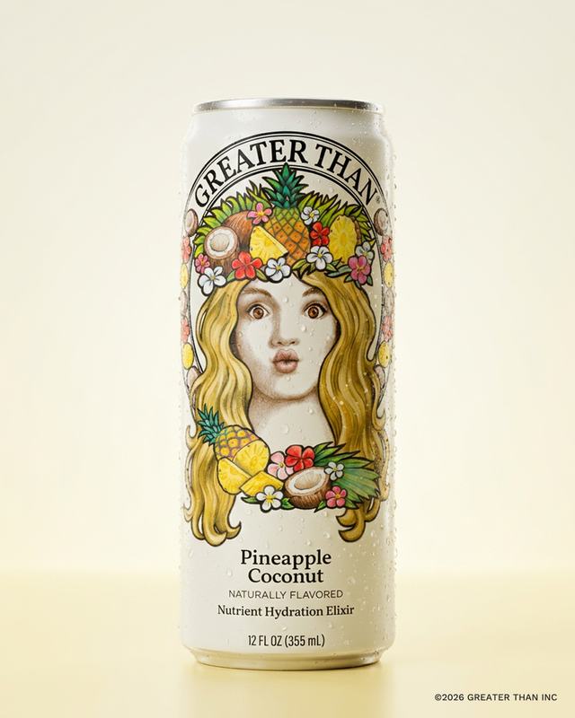 GREATER THAN Pineapple Coconut can